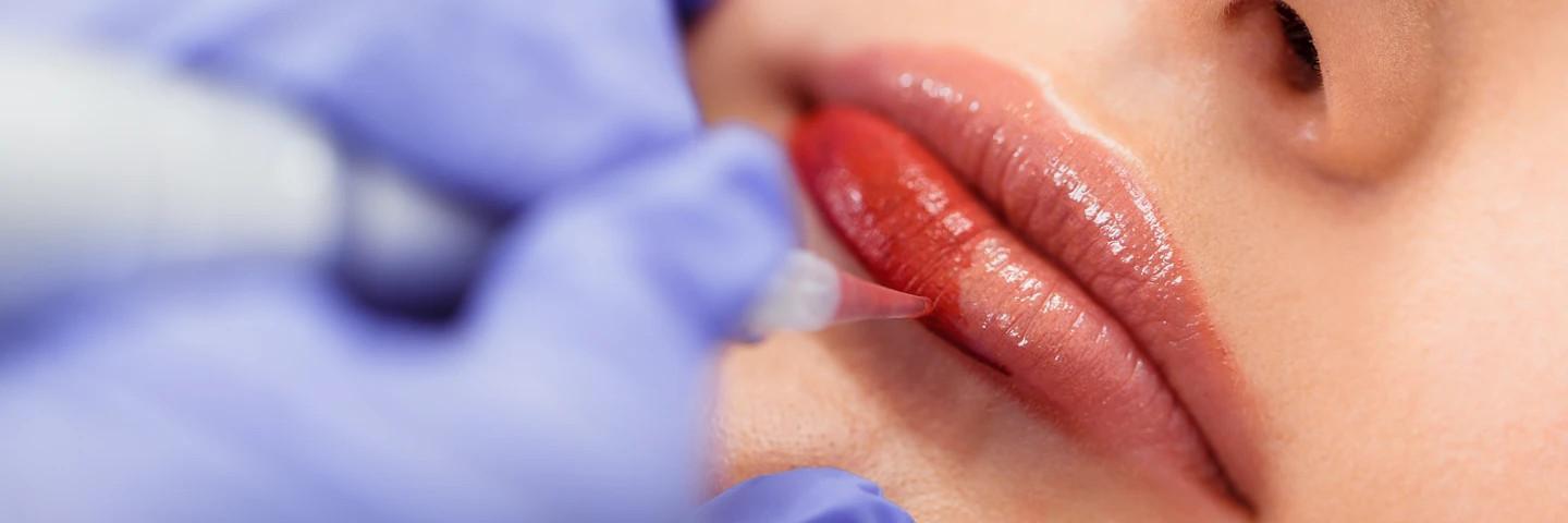Permanent Make-up für Lippen